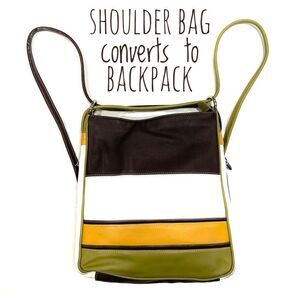 ILI Convertible Retro Leather Bag
